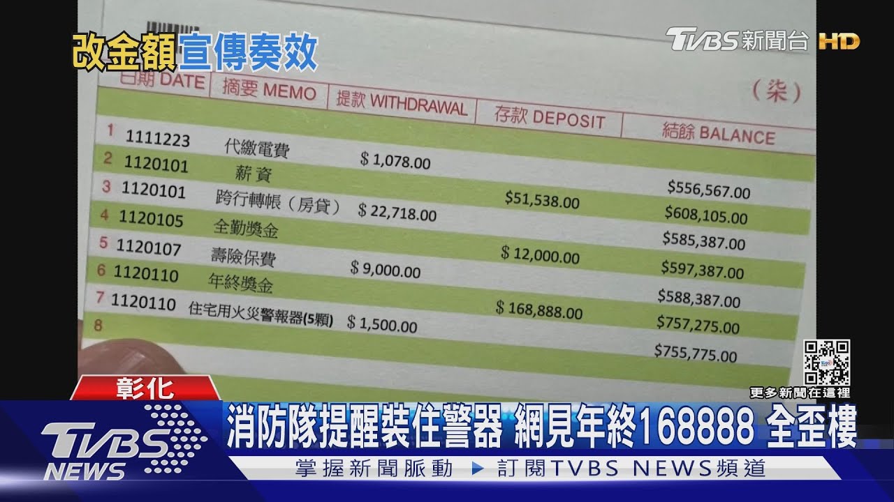消防隊提醒裝住警器 網見年終168888全歪樓