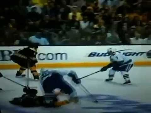 Aaron Rome hit on Nathan Horton (June 6, 2011) Stanley Cup Finals
