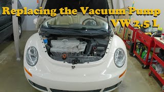 Replacing the Vacuum Pump on a VW Beetle Manual 2005-2011 | the easy way #newbeetle #vwbeetle