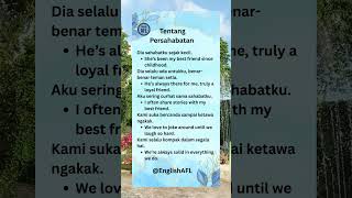 Download lagu Belajar Bahasa Inggris dengan Kata tentang Persahabatan #FriendshipVocabulary #BestFriend #english mp3