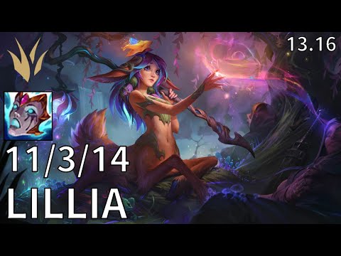 Lillia  Jungle vs Nidalee - EUW Diamond | Patch 13.16