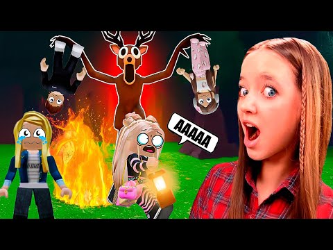 SURVIVING WITH FOLLOWERS 99 NIGHTS IN THE WOODS IN ROBLOX! QUINKA IS NOT ALONE NOW!