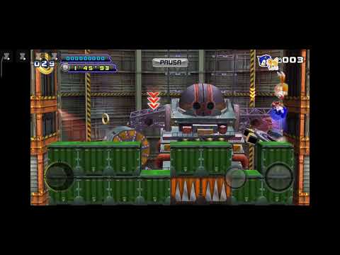 Sonic the Heghehod 4 Mobile - (Jefe - Gigante de Metal) Walkthrough