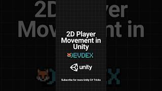 2D Player Movement in Unity | #unityengine #gamedevelopment #coding #csharp