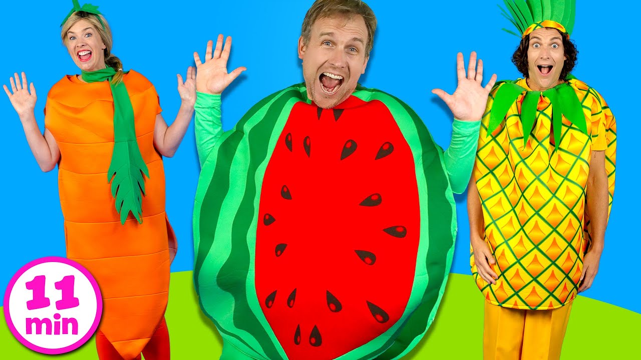 Yummy Fruits and Vegetables | Kids Songs Collection
