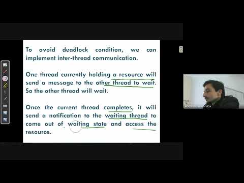 Java Deadlock Situation Inter Thread Communication