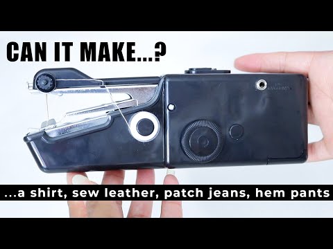 9 Real Tests With A Handheld Sewing Machine!