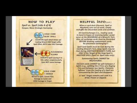 Learn to Play Magicka Mayhem Card Game: Tutorial Video #9 - Helpful Info and Definitions