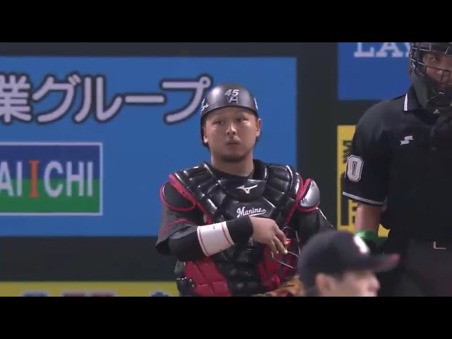 【6回裏】味方のミスで出塁許すもマリーンズ・田村が肩で救う!! 2016/10/8 CS 1st H-M