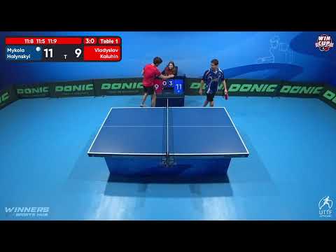 19:00 Mykola Halynskyi 3-0 Vladyslav Kaluhin West 3 WIN CUP 04.11.2022 | TABLE TENNIS WINCUP