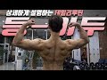 일반인치고 멋진 등을 만들게 해준 상세하게 설명하는 데일리 등,이두운동루틴-운지기헬스TV