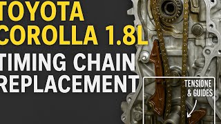Toyota Corolla 1.8L Timing Chain, Tensioner & Guide Replacement | Full DIY Walkthrough (2009)