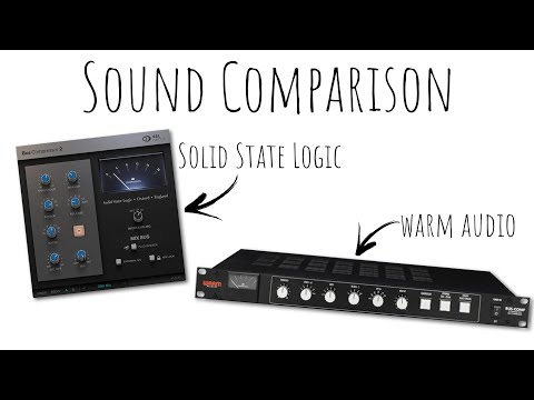 SOUND DEMO - SSL vs Warm Audio Bus Comps - Plugin vs Analog