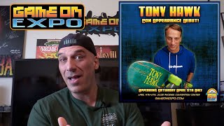Tony Hawk's 1st Con Appearance at the Game On Expo