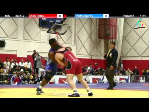 2012 Pan Am: 84 KG 1st Place: Chas Betts (USA) vs. Pablo Shorey (CUB)