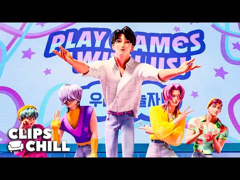 Saja Boys canta “Soda Pop” | Las guerreras K-pop