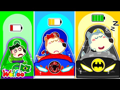 Dez na Cama do Super-herói com Wolfoo - Histórias Engraçadas para Crianças | Wolfoo em Português