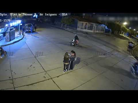 Siniestro vial en barrio Limache