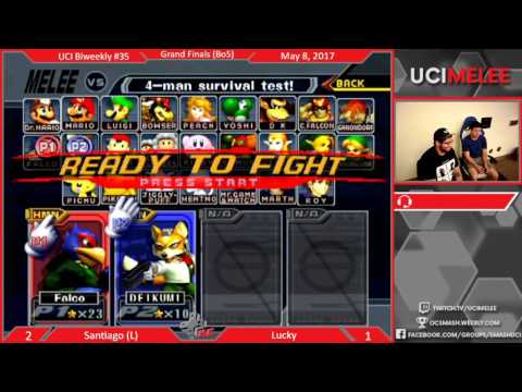UCI Biweekly # 35 - Grand Finals - Lucky(fox) vs Santiago(falco, marth)