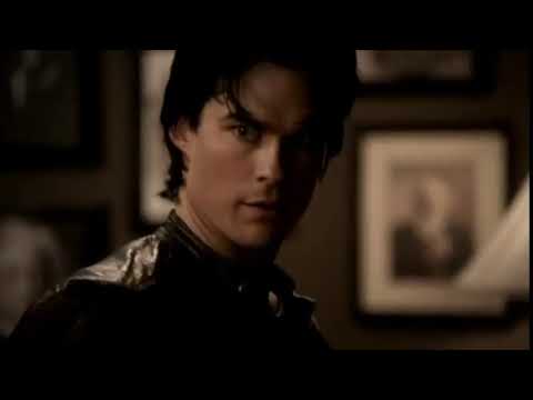 Camille catches Damon with a white oak stake (AU scene)