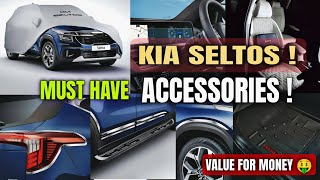 Enhance Your Kia Seltos: Best Accessories to Buy !