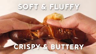 Fluffy Crispy Salt Bread/Shio Pan | 소금빵 | 塩パン