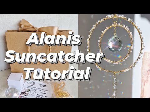 wire wrapped crystal suncatcher tutorial - Alanis DIY tutorial