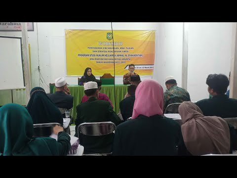 Workshop Penyusunan Visi Keilmuan, Misi, Tujuan Dan Strategi Pencapaian (VMTS) Program Studi Ahwal Syakhshiyyah (AS) STAI Rakha Amuntai