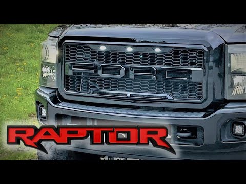 RAPTOR Style Grille w/ White LEDs for the 2011-2016 F-250/350