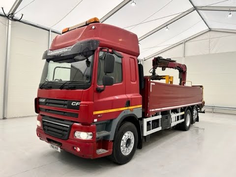 PN11 HVF - DAF CF85 460 6x2 Flatbed Brick Grab | Law Truck Centre UK