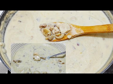 CREAMY CHICKEN AND MUSHROOMS SOUP
