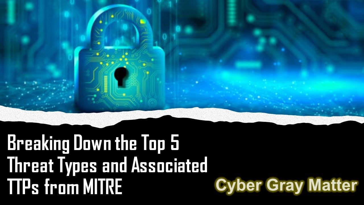 Breaking Down the Top 5 Threat Actor Types and Associated TTPs from MITRE ATT&CK | Cybersecurity