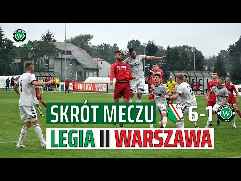 Skrót meczu Legia II Warszawa - GKS Wikielec 6:1 (4:1)