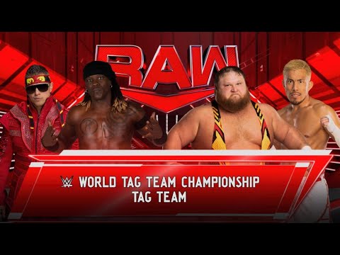 Awesome Truth vs Alpha Academy for world tag team Championship.