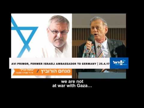 Former Israeli ambassador to Germany, Avi Primor, on FM Gabriel meeting BtS | 25.4.17 | Galey israel