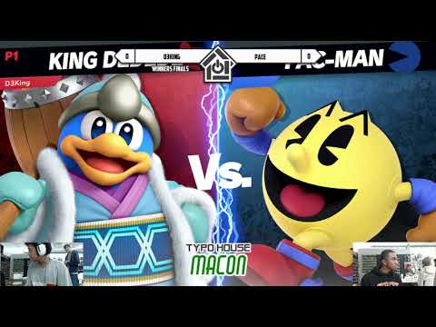 Typo House Macon 2/19/19- D3king(Dedede) Vs Pace(Pac-Man) - Winner Finals