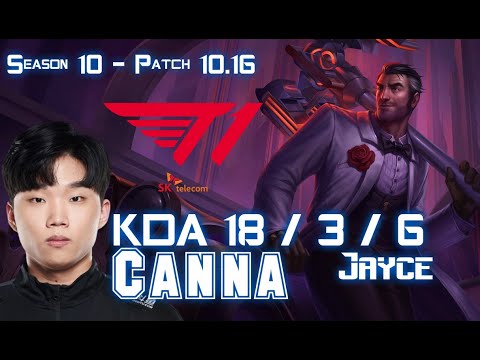 T1 Canna JAYCE vs SETT Top - Patch 10.16 KR Ranked