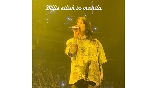 Billie eilish in manila concert 🔥#billieeilish #happierthanever #moaarena #concert