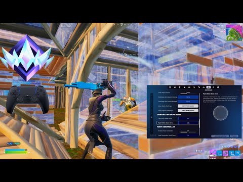 *NEW* BEST Controller SETTINGS + Sensitivity in Chapter 7 Season 1 🎮 ( Fortnite Reload Gameplay)