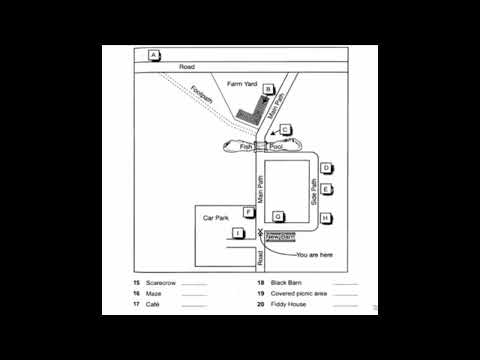 IELTS Listening Map with Answers - The layout of a Farm