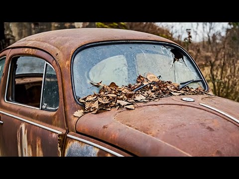 $80 Coast Shipping — Abandoned 1967 Volkswagen Beetle Found Near War Shelter | Rust to Restoration