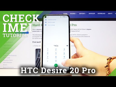 How to Check IMEI & SN in HTC Desire 20 Pro – About Phone Section