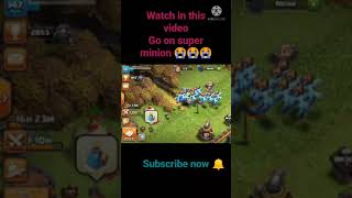 donation on super minion troops ||  #shorts                             #clashofclan