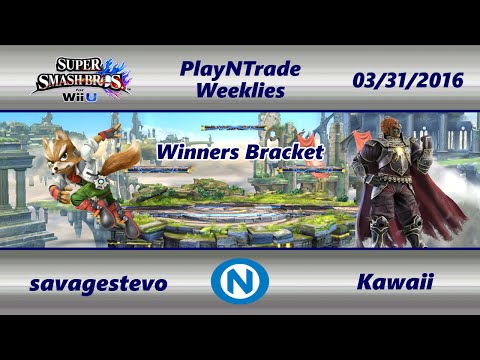 PNT 03/31/16 - savagestevo (Fox) vs Kawaii (Ganon) - Winners - Smash 4