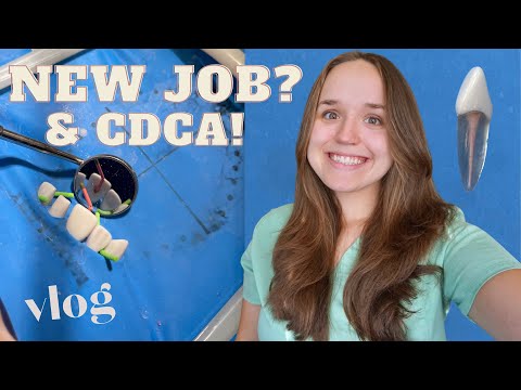 Fourth Year Dental Student Vlog | Signing for my first job & taking the CDCA!