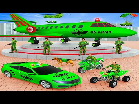 US Army Vehicle Transporter Truck Simulator Games | Android iOS Gameplay