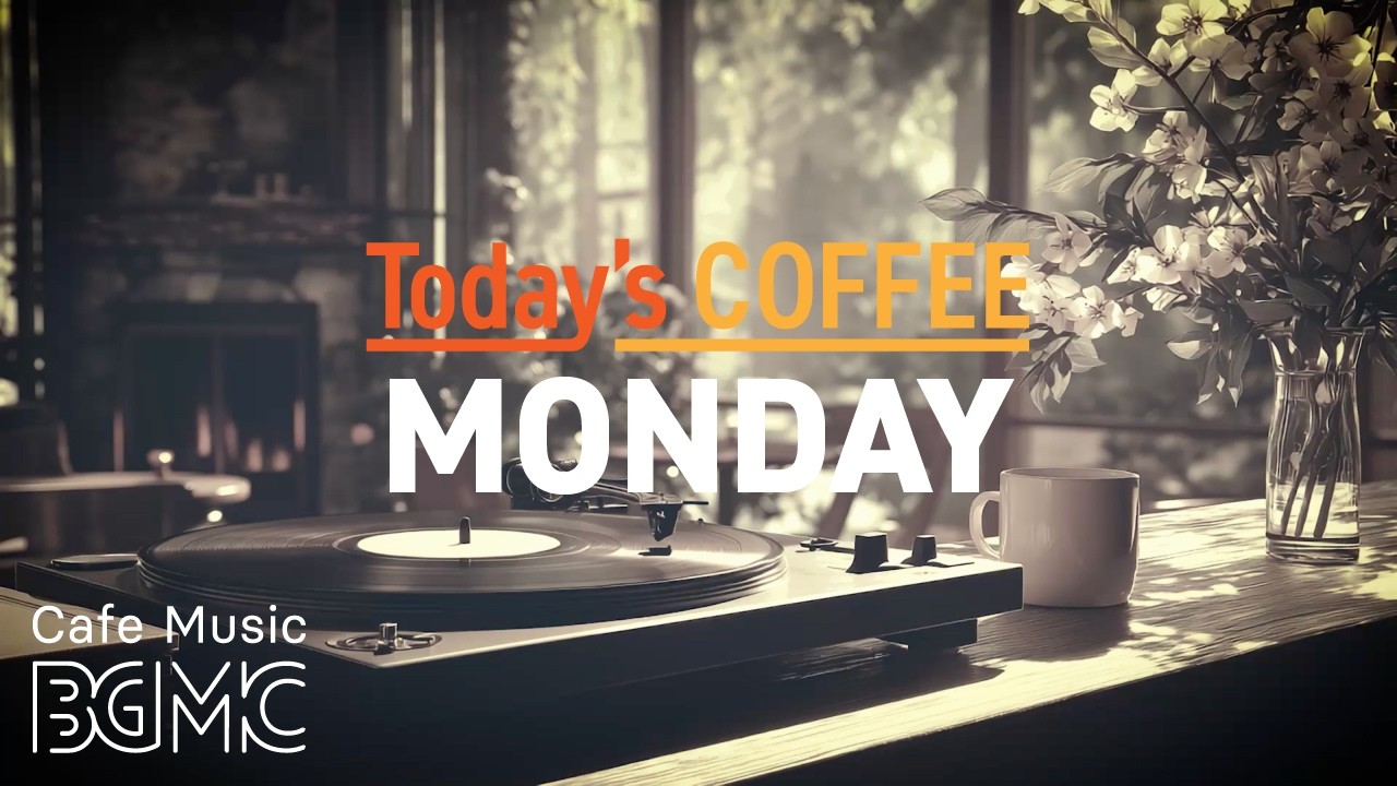 MONDAY COFFEE: Cozy Vinyl Cafe ☕ Smooth Jazz & Bossa Nova for Relaxing, Work, Study