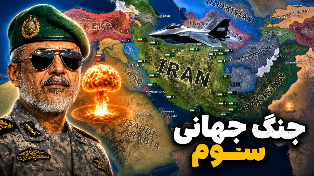 جنگ جهانی سوم شروع شد؛ همه بمب اتم زدن! | کودتای ارتش hoi4 