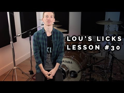 32nd Note Pump Fill - Lou's Licks, Lesson #30