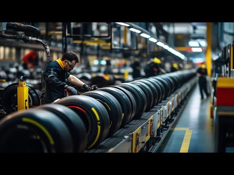 How F1 PIRELLI TIRES Are Made in Factory | The Secret Behind Racing Grip